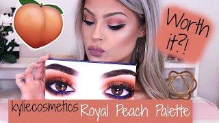 KYLIECOSMETICS Royal Peach Palette SWATCHES & REVIEW | is it worth it?!