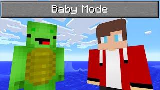 "BABY MODUS" Difficulty Is Very Funny - Minecraft