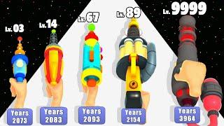 Ray Gun Run - Level Up Gun Max Level Gameplay