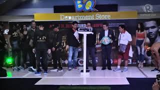 Mark Magsayo vs Panya Uthok: WBC Asia featherweight title weigh-in