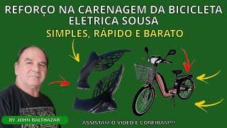 REFORÇO DA CARENAGEM TRASEIRA DA BICICLETA SOUSA