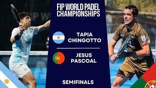 TAPIA'S MAGIC! | Tapia/Chingotto VS Jesus/Pascoal | WORLD PADEL CHAMPIONSHIPS 2024 | Highlights