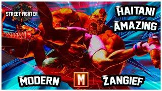 18 Minutes of HAITANI Playing with (ZANGIEF) on Modern Controls  Master WarriorsStreet Fighter 6