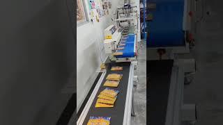 Continuous band sealing machine for pouches automatic heating sealer #automaticpackagingline#factory