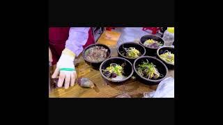 순대도 큼직큼직하게 들어가 있고 내장도 가득 들어가 있는 순대국밥 고기국수 순대국수?제주 서귀포 향토오일장 놀부네 sundae rice soup gukbap pork noodles