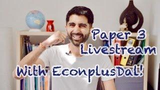 Paper 3 Live Stream with EconplusDal! Let's Finish Paper 3 Strong 