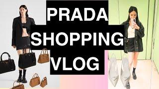 I Went Luxury Shopping for a Day (Shopping Vlog Experience) PRADA