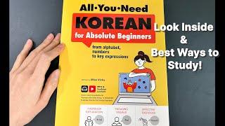 All-You-Need Korean for Absolute Beginners : Look Inside My Book & How to Use It