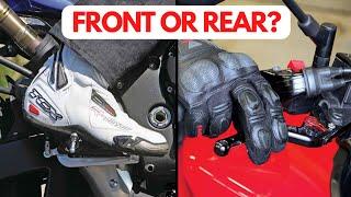 Front Brake -vs- Rear Brake | Which one is BETTER?