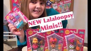 NEW Spring 2016 Lalaloopsy Minis Cheerful Collection - Full Set of 4 Mini Dolls - Unboxing & Review