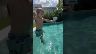 Swim Lesson Tips: Teach your children to jump in and swim back to wall