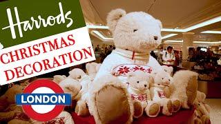 Inside Harrods London Christmas Decorations 2024 | Luxury Xmas Shop & Market Tour