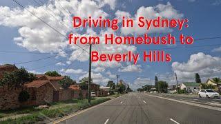 Driving in Sydney: from Homebush to Beverly Hills