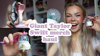 HUGE Taylor Swift Christmas Merchandise Haul and Try On