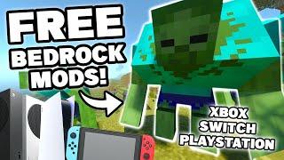 How To Get FREE Bedrock Mods on Playstation, Xbox, & Switch! Minecraft Bedrock Add-ons!