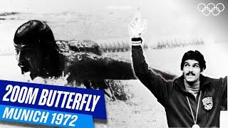 Mark Spitz wins Olympic gold! | Full Men's 200m Butterfly Final | Munich 1972