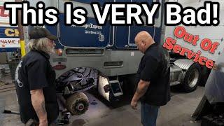 Chris Finds Severe Front Suspension Damage!   Plus Chapel Trailer Is Closer to Rolling