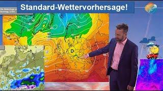 Standard-Wettervorhersage 02.-09.10.2024: Wolken, Wind & Regen mit Alpenschnee, dann milder mit Föhn