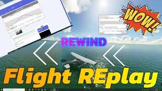 Msfs2020 Flight recorder is Here !! Do you want to rewind your flight ? Cinematic shots anyone!