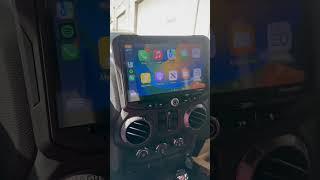 Jeep Wrangler JK 10 inch screen upgrade #jeep #jeepwrangler #jeeplife #viral #viralreels #shorts