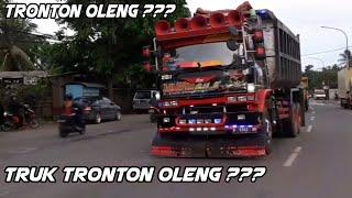 Viral truk tronton oleng