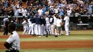 Last 2 outs of Rays Matt Garza's No-Hitter