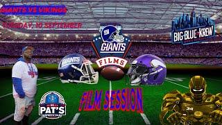 NY Giants Full Access Live: Giants Vs Vikings Film Review/Is Daniel Jones The Problem?