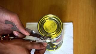 How to Open a Food CAN / TIN / Container using a cheap opener