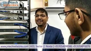 Mr. Jittu Jaiswal taking Lab Session of Ambedkar Institute of Technology Students at JNtech Networks