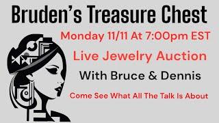 Live Jewelry Auction MONDAY 11/11 At 7:00pm EST