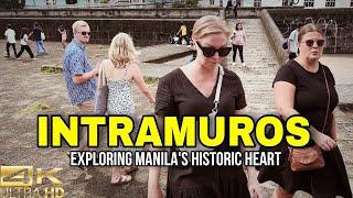 Exploring the Streets of INTRAMUROS Manila Philippines [4K] 