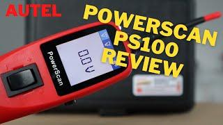 Autel PowerScan PS100 unboxing and depth review. Electrical system diagnosis tool