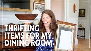 HUGE THRIFT HAUL FOR MY DINING ROOM MAKEOVER!