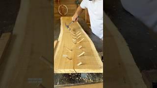 Unique Ways to Repair Cracked Wood #diy #tools #tips #woodworking