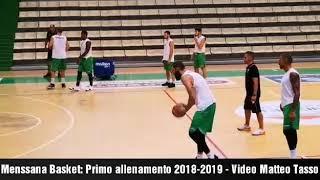 Mens sana Basket: primo allenamento 2018-2019