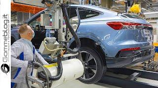 Audi Q4 e tron ️ 2024 PROCESSO PRODUTTIVO Car Manufacturing