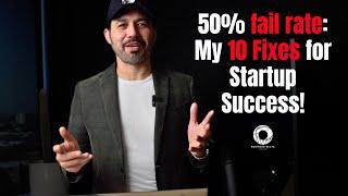 50% of Startups Crash! My Top 10 Secrets to Guarantee Survival!