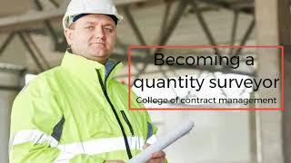 Becoming a quantity surveyor