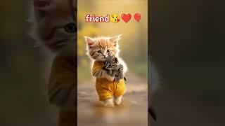 friend #cat #smartcat #cute #shorts