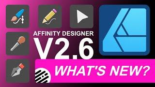 Affinity Designer 2.6 Latest Update - What’s New?