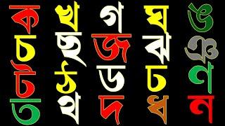 বাংলা বেনজন বর্ণমালা // ক খ গ ঘ ঙ চ ছ জ ঝ ঞ ট ঠ ড ঢ ণ ত থ দ ধ ন প ফ ব ভ ম য র ল শ ষ স হ ড় ঢ় য়