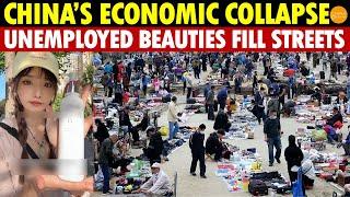 China’s Economic Collapse Leads to Millions Unemployed, Beauties Fill Streets with Stalls
