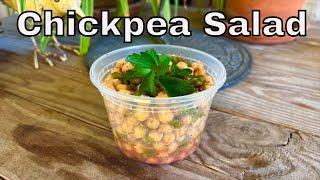 Chickpea Salad | Mediterranean inspired