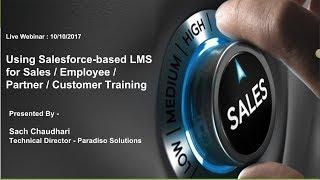 Using Salesforce-based LMS for Sales / Employee / Partner & Customer Training