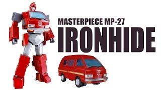 Transformers Masterpiece MP-27 Ironhide Cybertron Security robot figure review