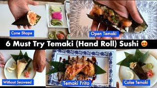 Master the art of TEMAKI SUSHI : 6 Must Try Hand Rolls with Sushi Man Santosh