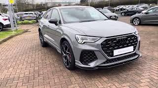 Approved Used RSQ3 Sportback Vorsprung in Nardo Grey available at Stafford Audi