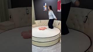 Multifunctional bed, smart home bed #smart home furniture soft bed leather bed