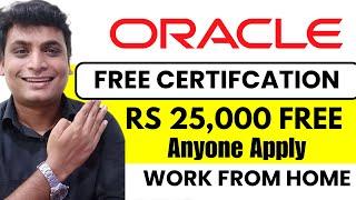 Oracle Just Launched Free Certification Worth 25000 Rs Free | Python Data AI Certification | SQL