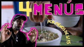 Los Menus más ricos de Lima. Aún se puede comer rico por menos de 15 soles?